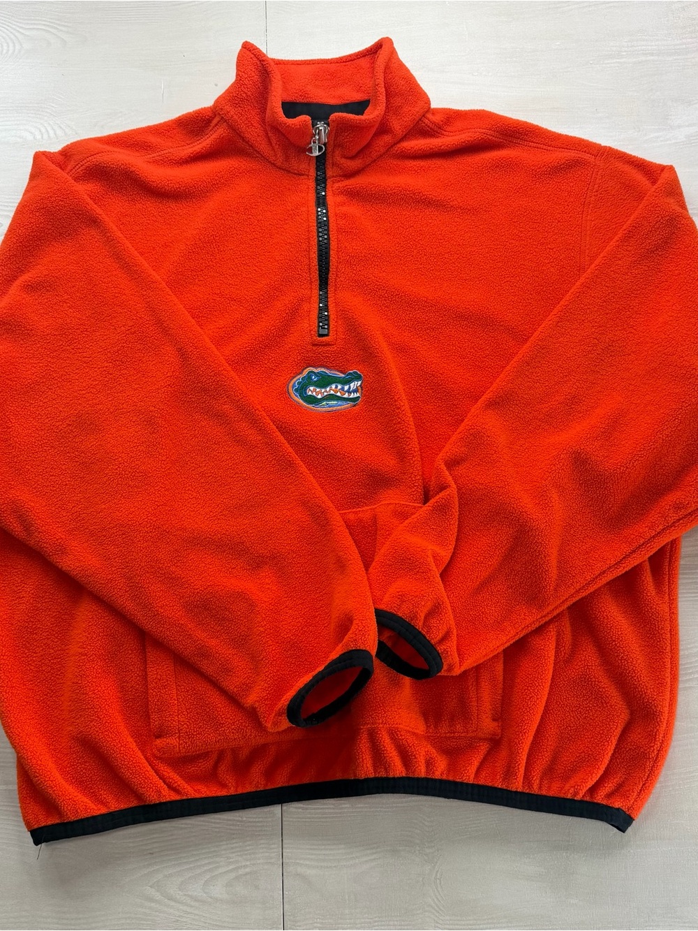 University Gators Orange Half-Zip Fleece Jacket
